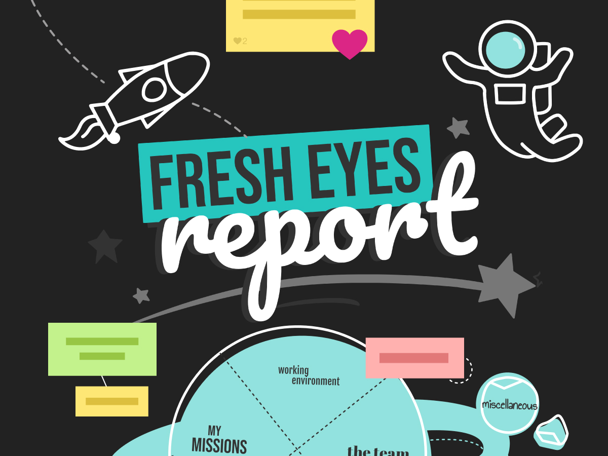 Fresh eyes report a new employee induction to identify improvements Templates Klaxoon